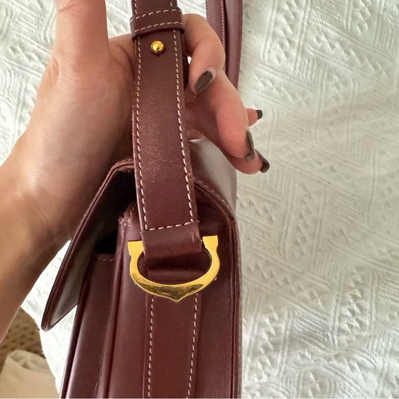 Authentic - CARTIER Must de Line Vintage Crossbody Pochette Bag Shoulder Bag - Picture 5 of 5